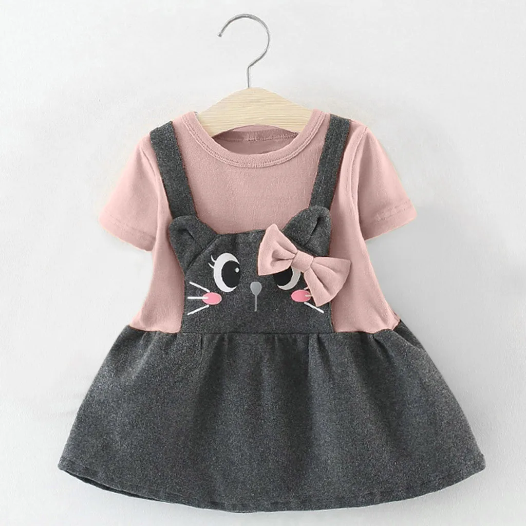 girls dress Toddler Kids Baby Girls Cute Cat Bow Patchwork Dress Princess Dresses Clothes платье для девочки#E30
girls dress Toddler Kids Baby Girls Cute Cat Bow Patchwork Dress Princess Dresses Clothes платье для девочки#E30