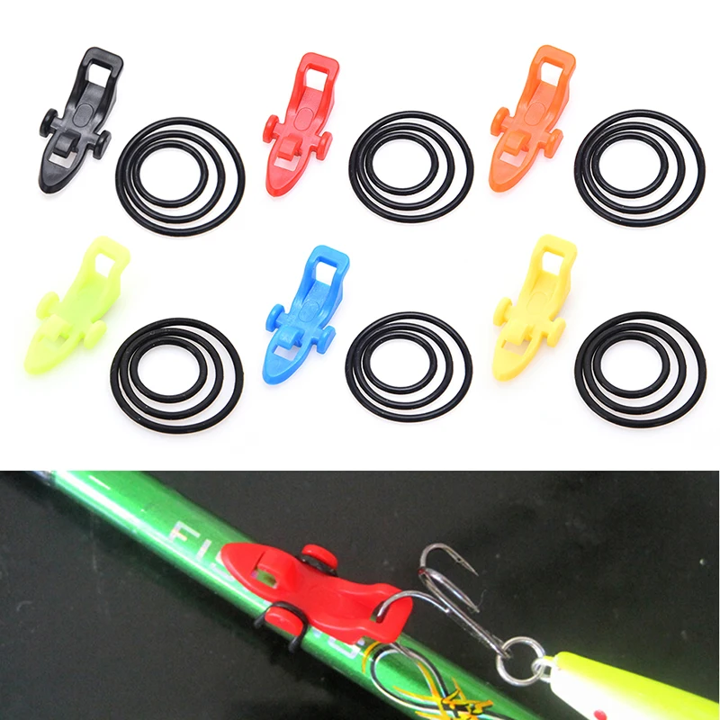 3 Pcs Fishing Hook Keeper Fishing Rod Lure Bait Safety Holder Plastic Hanger Fish Tackle Gadgets Accessories Tool 6 Colors
3 Pcs Fishing Hook Keeper Fishing Rod Lure Bait Safety Holder Plastic Hanger Fish Tackle Gadgets Accessories Tool 6 Colors