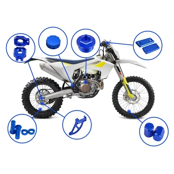 CNC Reservoir Cover Oil Filler Plug Brake Disc Guard Axle Block For Husqvarna TC125 TC250 FC250 FC350 FC450 FX350 FX450 TX300
CNC Reservoir Cover Oil Filler Plug Brake Disc Guard Axle Block For Husqvarna TC125 TC250 FC250 FC350 FC450 FX350 FX450 TX300