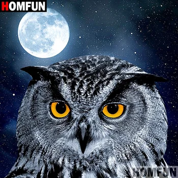 HOMFUN Full Square/Round Drill 5D DIY Diamond Painting "Animal owl" 3D Embroidery Cross Stitch 5D Home Decor A07322
HOMFUN Full Square/Round Drill 5D DIY Diamond Painting "Animal owl" 3D Embroidery Cross Stitch 5D Home Decor A07322