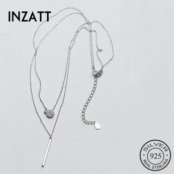 INZATT Multilayers Geometric Zircon Round Bar Stick Choker Pendant Necklace For Women 925 Sterling Silver Metal Chian Jewelry
INZATT Multilayers Geometric Zircon Round Bar Stick Choker Pendant Necklace For Women 925 Sterling Silver Metal Chian Jewelry