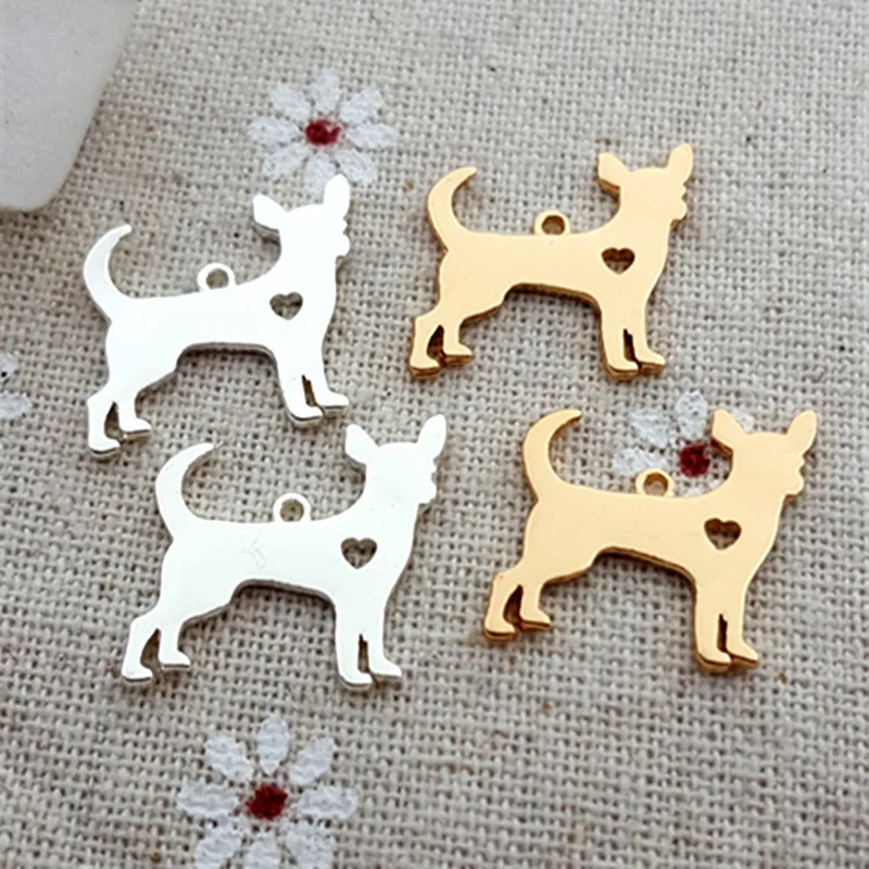 High Polished 20 Pieces/Lot 18mm*19mm Gold Color And Shiny Silver Color Cute Chihuahua Charm Pet Dog Charms For Diy Jewelry
High Polished 20 Pieces/Lot 18mm*19mm Gold Color And Shiny Silver Color Cute Chihuahua Charm Pet Dog Charms For Diy Jewelry