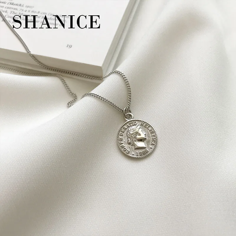 MLKENLY INS New 925 Sterling Silver Color Coin Pendant Necklaces for Women Elizabeth Round Choker Boho Charms Initial Necklace
MLKENLY INS New 925 Sterling Silver Color Coin Pendant Necklaces for Women Elizabeth Round Choker Boho Charms Initial Necklace