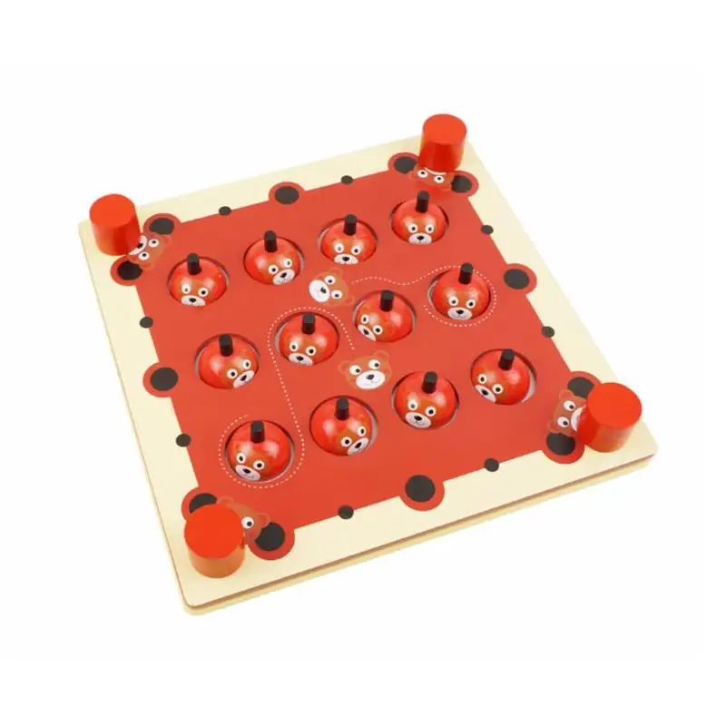 Wooden Bear Memory Chess Memory Matching Training Board Game Toy Puzzles Parent-child Interactive Educative Toys
Wooden Bear Memory Chess Memory Matching Training Board Game Toy Puzzles Parent-child Interactive Educative Toys