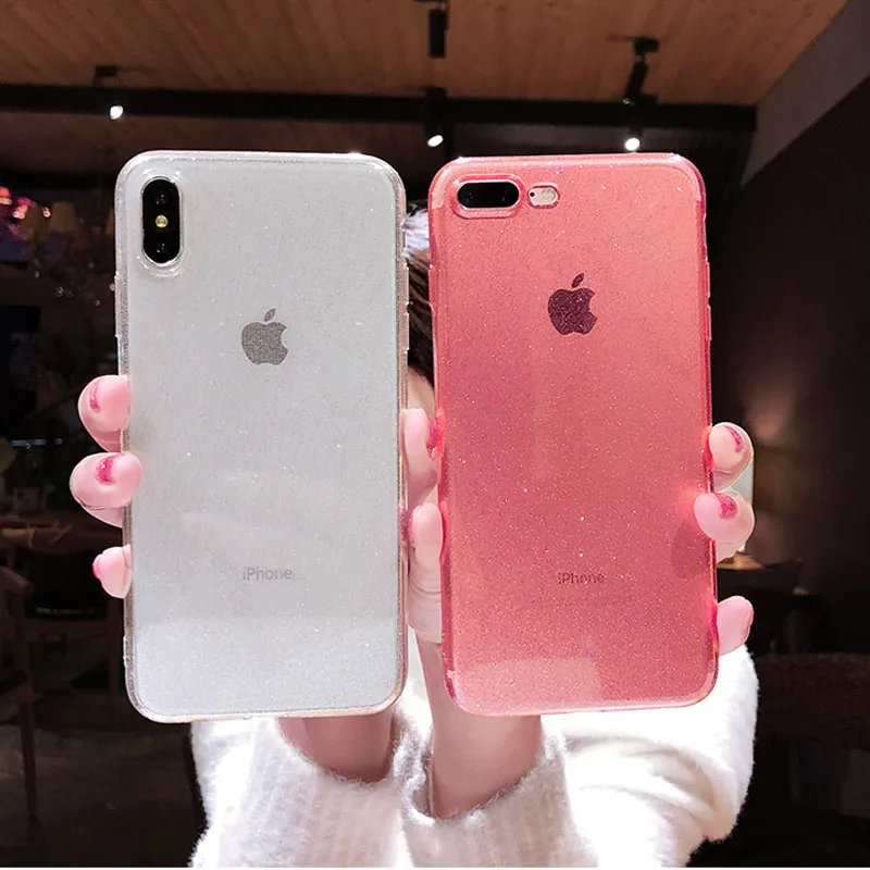 Ottwn Flash Powder Transparent Phone Case For iPhone X XS XR Xs Max 6 6s 7 8 Plus Soft TPU Clear Bling Glitter Back Cover
Ottwn Flash Powder Transparent Phone Case For iPhone X XS XR Xs Max 6 6s 7 8 Plus Soft TPU Clear Bling Glitter Back Cover
