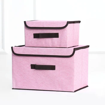 Cotton And Liene Storage Box With Cap 2 Size Clothes Socks Toy Snacks Sundries Oraganier Set Organizer Cosmetics Household
Cotton And Liene Storage Box With Cap 2 Size Clothes Socks Toy Snacks Sundries Oraganier Set Organizer Cosmetics Household
