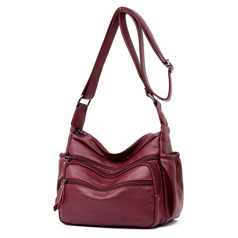 New 2019 new water bag European and American fashion one shoulder leather bag dray red zipper crossbody bag
New 2019 new water bag European and American fashion one shoulder leather bag dray red zipper crossbody bag