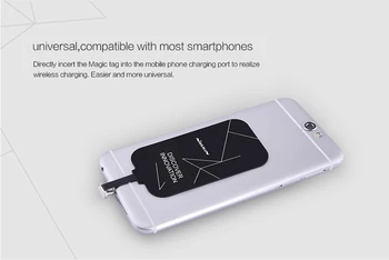 Nillkin Universal Qi Wireless Charger Receiver Charging Adapter magic tag Receiver bag Coil iphone 5s se 6 6s meizu m3 note
Nillkin Universal Qi Wireless Charger Receiver Charging Adapter magic tag Receiver bag Coil iphone 5s se 6 6s meizu m3 note