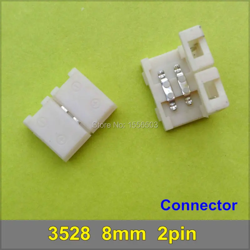 10 Pcs/lot 3528 LED Strip No Soldering Connector 8mm 2pin For 3528 Single Color 2 pin LED Strip Without Cable Wire Connectors
10 Pcs/lot 3528 LED Strip No Soldering Connector 8mm 2pin For 3528 Single Color 2 pin LED Strip Without Cable Wire Connectors