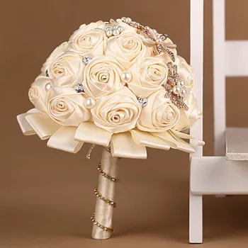 Handmade Bridal Bouquet Ivory Red Many Color Available Brooch Pearl Bouquet Artificial Rose Flowers Home Accessories Supplies
Handmade Bridal Bouquet Ivory Red Many Color Available Brooch Pearl Bouquet Artificial Rose Flowers Home Accessories Supplies