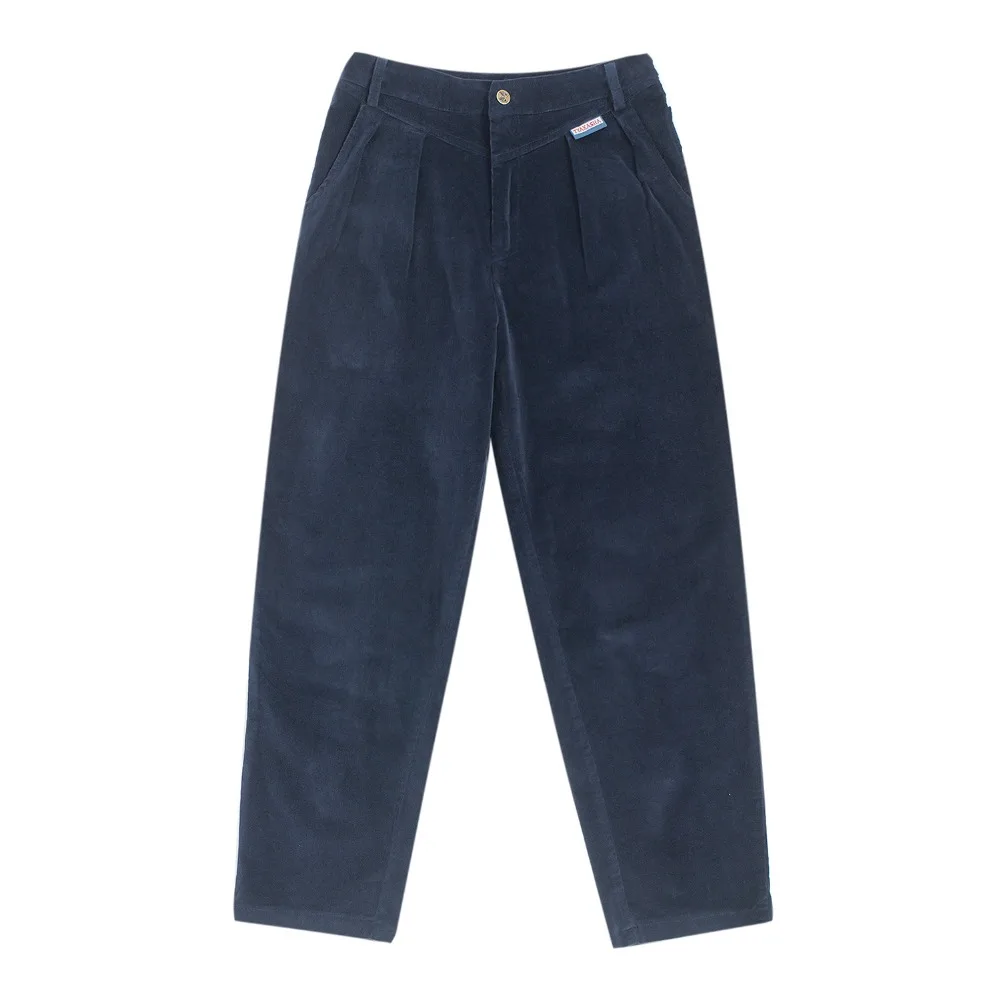 Vintage Casual High Waist Women Corduroy Pant Capris Loose Harem Trousers Full Length Autumn Winter Ladies Botton Fly Dark Blue
Vintage Casual High Waist Women Corduroy Pant Capris Loose Harem Trousers Full Length Autumn Winter Ladies Botton Fly Dark Blue