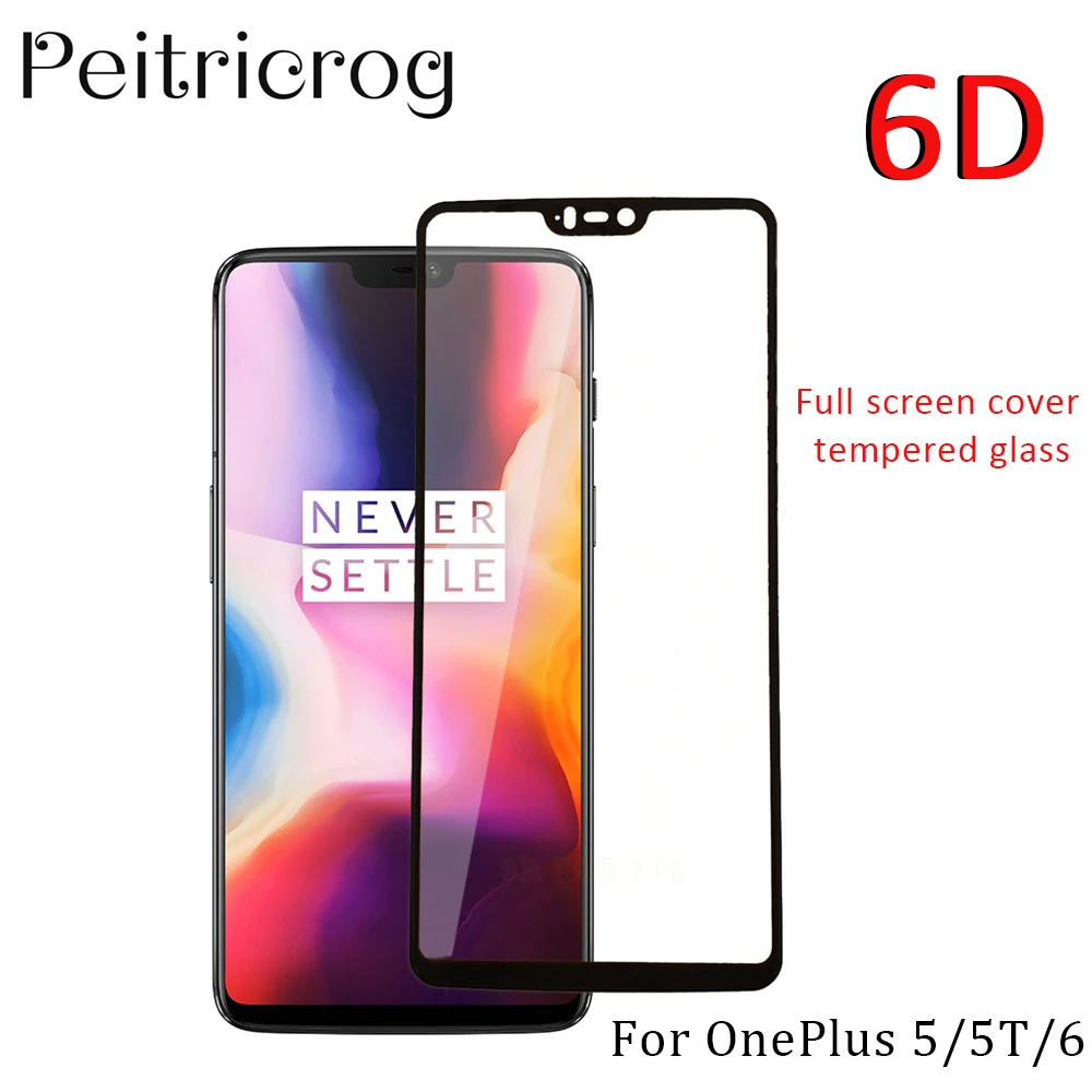 6D Tempered Glass Film For Oneplus 5 6 Full Cover 9H Curved Protective film Explosion-proof Screen Protector For One plus 6T 5T
6D Tempered Glass Film For Oneplus 5 6 Full Cover 9H Curved Protective film Explosion-proof Screen Protector For One plus 6T 5T