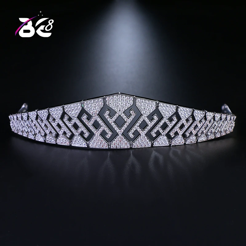 

Be 8 New Arrival Noble AAA Cubic Zirconia Tiaras Crowns Bridal Hair Accessories for Women Wedding Gifts H043