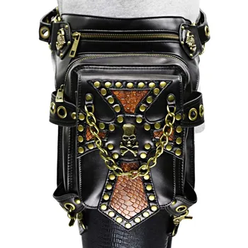 Unisex Black PU Leather Skull Rivet Punk Rock Leg Holster Waist Bag Gothic Crossbody Bags Steampunk Corsets Outfits Accessories
Unisex Black PU Leather Skull Rivet Punk Rock Leg Holster Waist Bag Gothic Crossbody Bags Steampunk Corsets Outfits Accessories