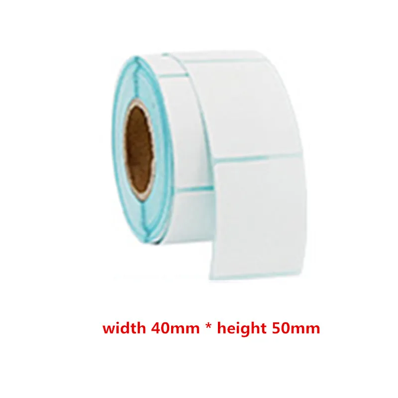 One roll of 750 stickers for printing stickers with stickers of thermal sensitive labels at width 40mm * height 50mm
One roll of 750 stickers for printing stickers with stickers of thermal sensitive labels at width 40mm * height 50mm