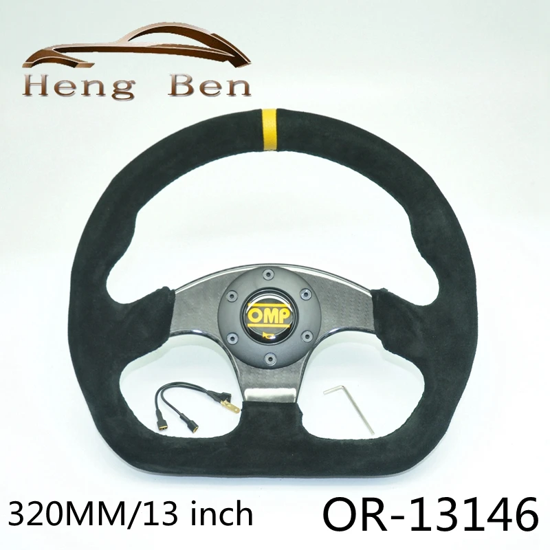 320MM OMP Suede Leather Car Steering Wheel Universal Motorsport Steering Wheel Carbon Fiber Steering Wheel
320MM OMP Suede Leather Car Steering Wheel Universal Motorsport Steering Wheel Carbon Fiber Steering Wheel