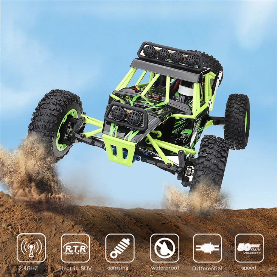 Wltoys 12428 RC Car 4WD 1/12 2.4G 50KM/H High Speed Drift Remote Control Car RC Climbing Car Off-road Buggy Voiture Telecommande 
Wltoys 12428 RC Car 4WD 1/12 2.4G 50KM/H High Speed Drift Remote Control Car RC Climbing Car Off-road Buggy Voiture Telecommande