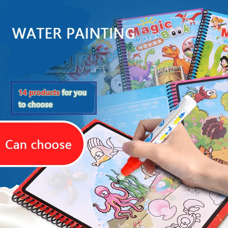 Magic Water Drawing Book Writing Doodle Book Coloring Board For Children Painting Mat Early Educational Toy
Magic Water Drawing Book Writing Doodle Book Coloring Board For Children Painting Mat Early Educational Toy