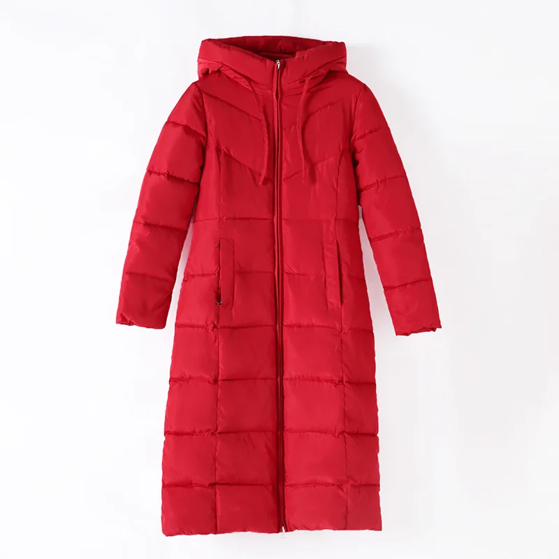 Plus Size 6XL Women Winter Hooded Warm Coat Slim Cotton Padded Basic Jacket Female Medium-long Outwear Casaco Feminina 2018 New
Plus Size 6XL Women Winter Hooded Warm Coat Slim Cotton Padded Basic Jacket Female Medium-long Outwear Casaco Feminina 2018 New