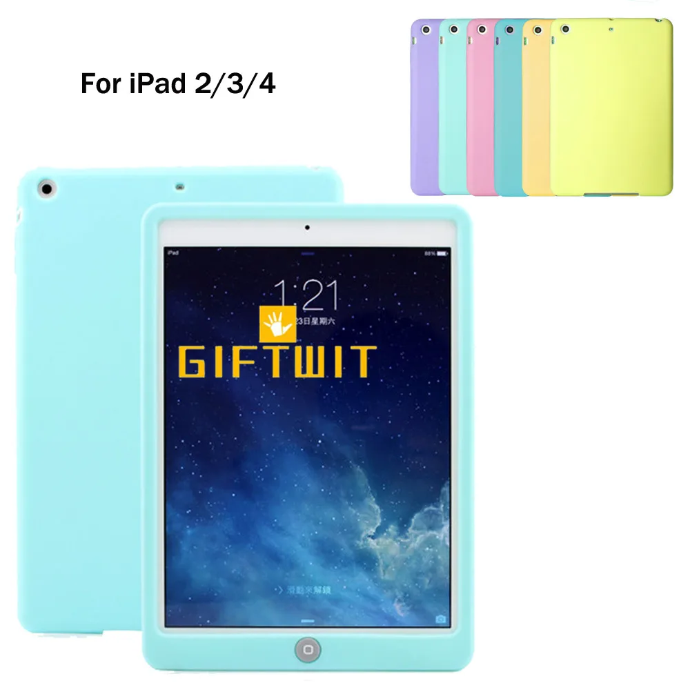 Case For iPad 2 / 3 / 4 Funda, Cute Bean Soft Jelly Sweet Silicone Rubber Smart Children Protective Tablet Cover Case
Case For iPad 2 / 3 / 4 Funda, Cute Bean Soft Jelly Sweet Silicone Rubber Smart Children Protective Tablet Cover Case