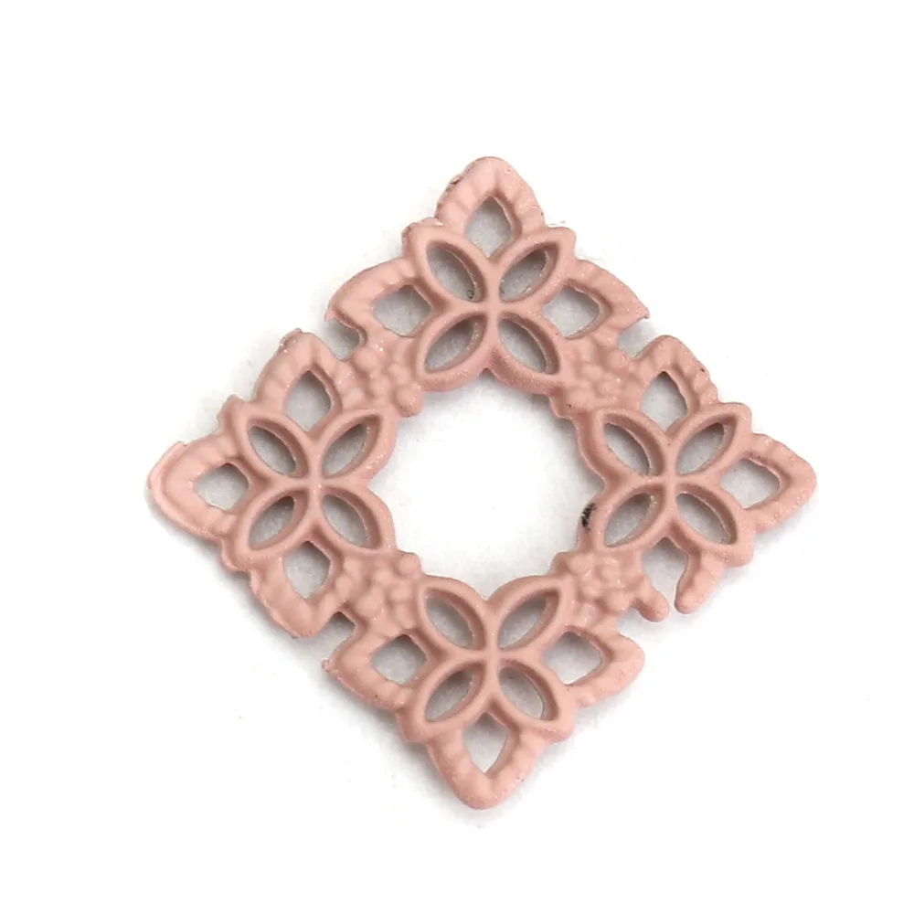 DoreenBeads Zinc Based Alloy Connectors Square Pink Green Flower Jewelry Accessories Findings 15mm( 5/8") x 15mm( 5/8"), 10 PCs
DoreenBeads Zinc Based Alloy Connectors Square Pink Green Flower Jewelry Accessories Findings 15mm( 5/8") x 15mm( 5/8"), 10 PCs