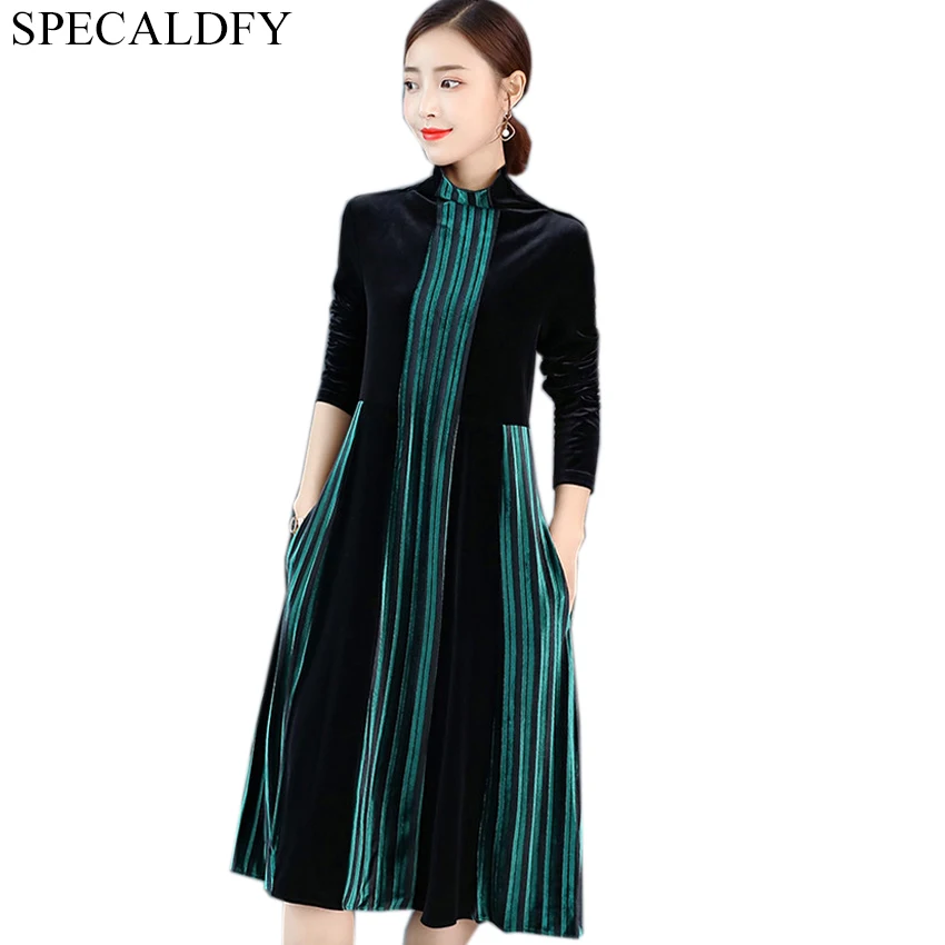 Winter Turtleneck Dress Women Long Sleeve Striped Vintage Dress Ladies Office Dress High Quality Women Fashion 2018 Robe Femme
Winter Turtleneck Dress Women Long Sleeve Striped Vintage Dress Ladies Office Dress High Quality Women Fashion 2018 Robe Femme