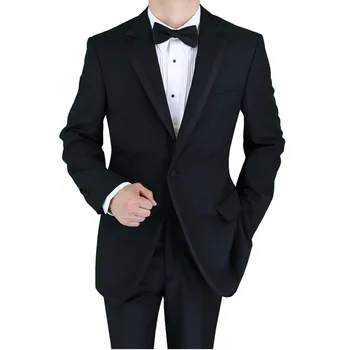Mens Two Button Notch Lapel Side-vent Tuxedo in black Groom Tuxedos Groomsmen Custom Made Side Vent Slim Fit Best (Jacket+Pants)
Mens Two Button Notch Lapel Side-vent Tuxedo in black Groom Tuxedos Groomsmen Custom Made Side Vent Slim Fit Best (Jacket+Pants)
