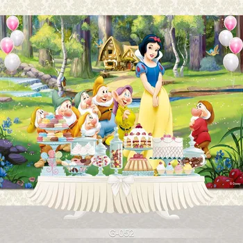 Vinyl Photography Backdrop Cartoon Characters Princesses Snow White Birthday Party Children Backdgrounds for Photo Studio G-052
Vinyl Photography Backdrop Cartoon Characters Princesses Snow White Birthday Party Children Backdgrounds for Photo Studio G-052