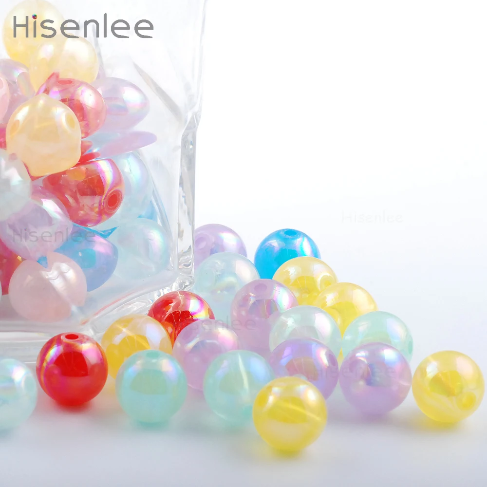 Hisenlee 14mm Coloured Jelly AB Bead Smooth Surface Acrylic Circular DIY beads Bracelet / Pendant / Gift Production
Hisenlee 14mm Coloured Jelly AB Bead Smooth Surface Acrylic Circular DIY beads Bracelet / Pendant / Gift Production