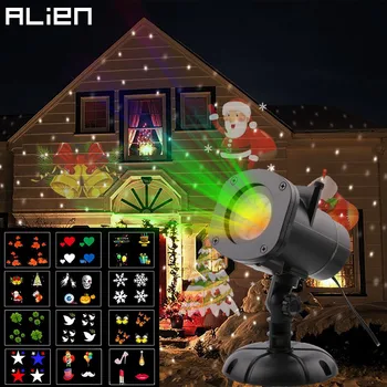 ALIEN Outdoor Waterproof 12 Slide Christmas Garden Lights Outdoor LED Snowflake Projector Xmas Holiday Halloween Lighting
ALIEN Outdoor Waterproof 12 Slide Christmas Garden Lights Outdoor LED Snowflake Projector Xmas Holiday Halloween Lighting
