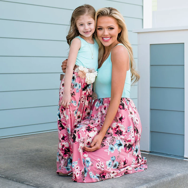 Printed Vest Parent-Child Dresses Family Matching Outfits Summer Casual Breathable Pocket Fashion Dress Vintage Beach Dress New
Printed Vest Parent-Child Dresses Family Matching Outfits Summer Casual Breathable Pocket Fashion Dress Vintage Beach Dress New