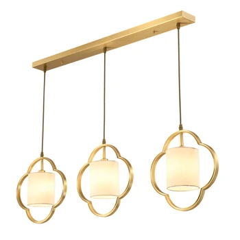 American real brass cloth art Pendant light Modern simple Living room restaurant 3 heads combo E14 LED bulbs luxury droplight
American real brass cloth art Pendant light Modern simple Living room restaurant 3 heads combo E14 LED bulbs luxury droplight