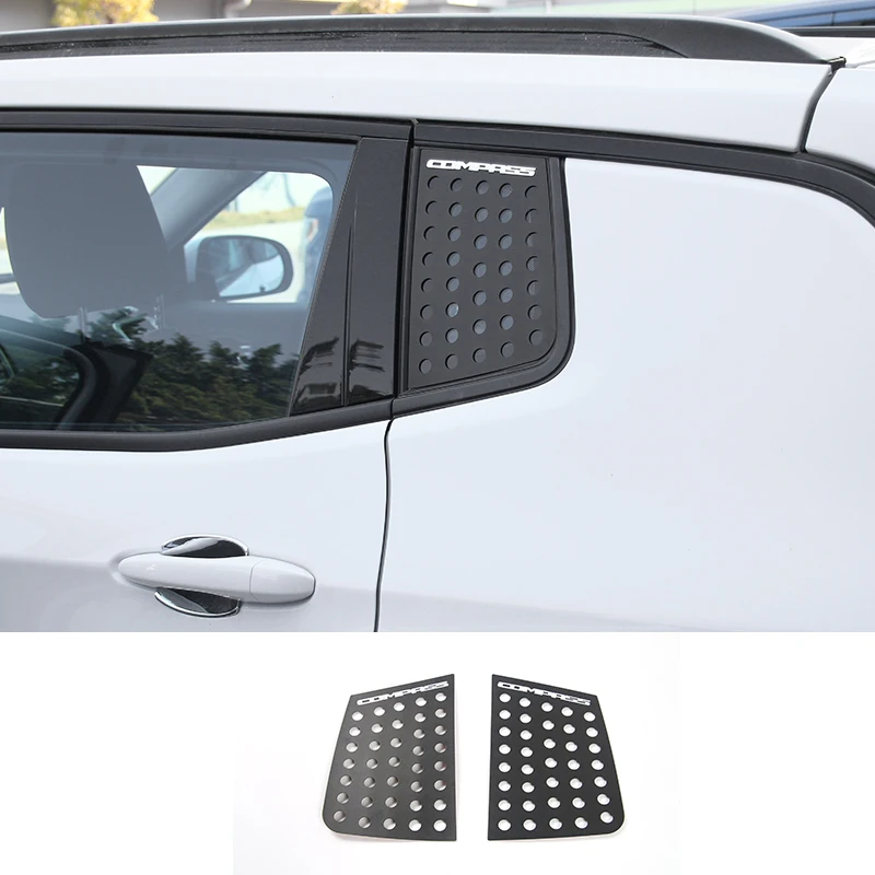 SHINEK Car Exterior Rear Window Triangle Glass Decoration Cover Trim Stickers for Jeep Compass 2017+ Car Accessories Styling
SHINEK Car Exterior Rear Window Triangle Glass Decoration Cover Trim Stickers for Jeep Compass 2017+ Car Accessories Styling