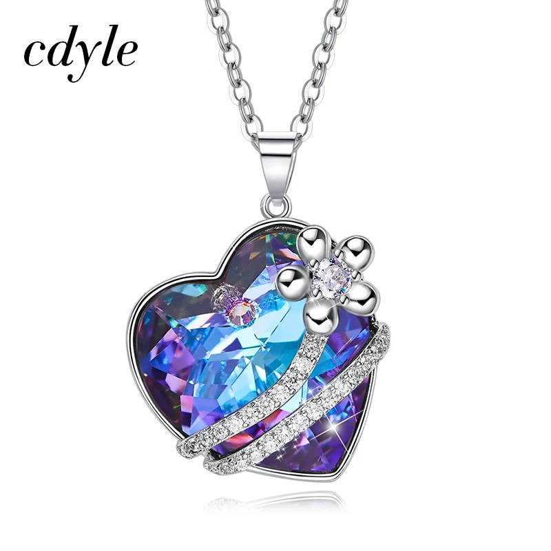 Женское ожерелье с подвеской в виде сердца кристаллами|pendant crystal|women pendantnecklace women |
