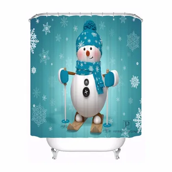 Custom Christmas Cute Snowman Bathroom Acceptable Shower Curtain Polyester Fabric Bathroom Curtain #180318-37-26
Custom Christmas Cute Snowman Bathroom Acceptable Shower Curtain Polyester Fabric Bathroom Curtain #180318-37-26