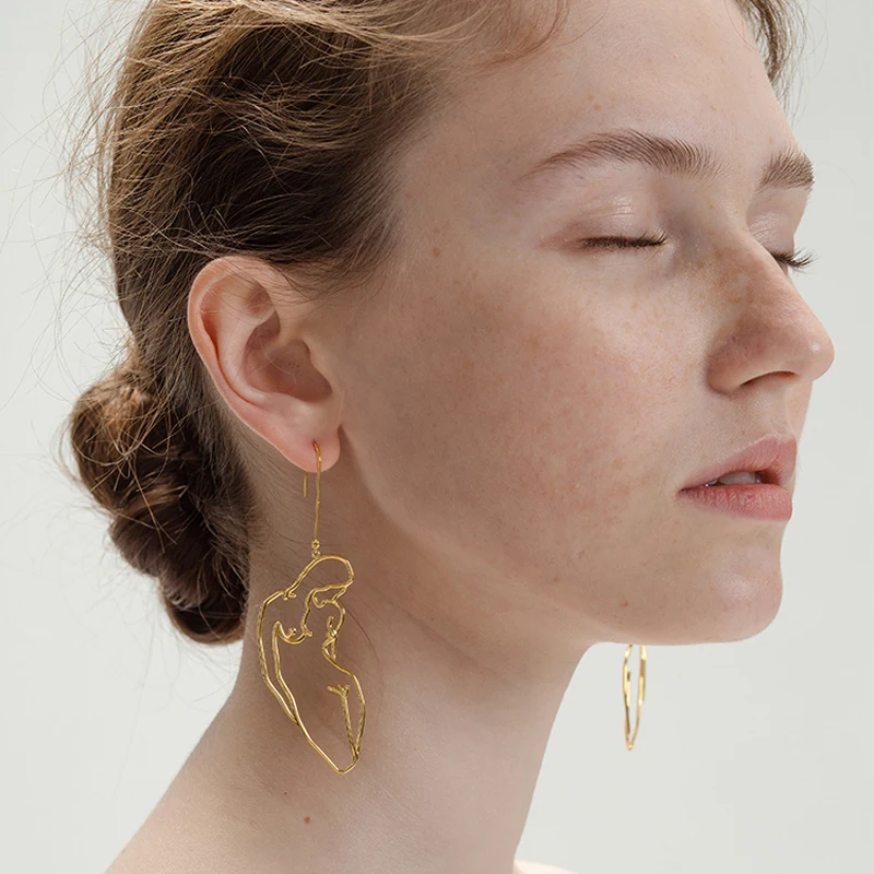 Top Quality Lady Body Dangle Earrings For Women Hot Original Design Long Figure Outline Statement Earrings 2019 femme bijoux
Top Quality Lady Body Dangle Earrings For Women Hot Original Design Long Figure Outline Statement Earrings 2019 femme bijoux