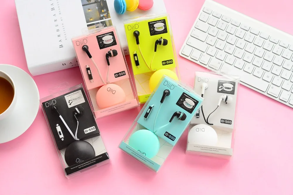 ID500 Hot cute headphones for mp3-player super cheap with wheat colored macarons box with wire phone headset ear ID500
ID500 Hot cute headphones for mp3-player super cheap with wheat colored macarons box with wire phone headset ear ID500