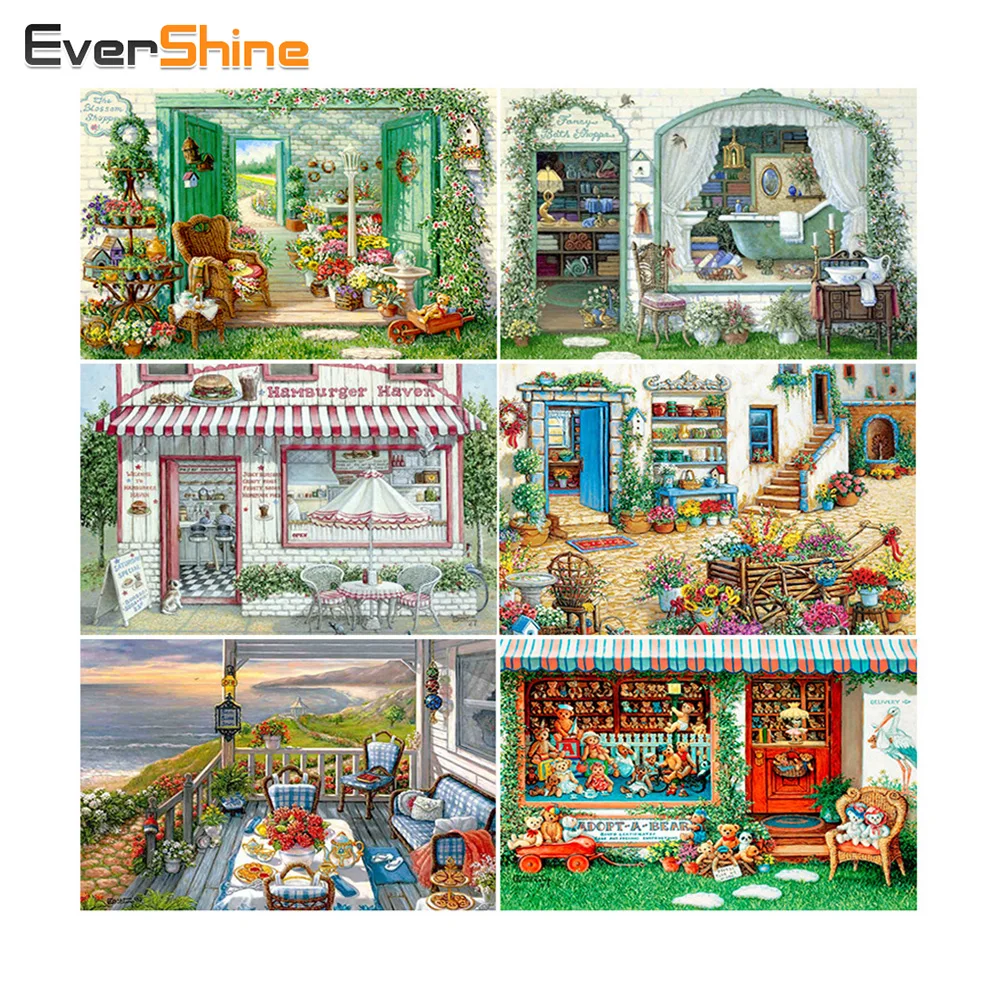 EverShine Diamond Painting Cross Stitch Spring Landscape Diamond Embroidery Sweet Home Full Square Rhinestone Mosaic Home Decor
EverShine Diamond Painting Cross Stitch Spring Landscape Diamond Embroidery Sweet Home Full Square Rhinestone Mosaic Home Decor