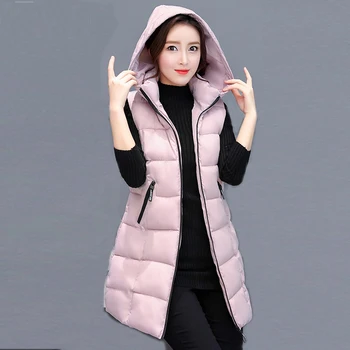 female 2017 autumn winter women vests new hooded long paragraph cotton vest women thicken waistcoat woman jacket coat AC224 
female 2017 autumn winter women vests new hooded long paragraph cotton vest women thicken waistcoat woman jacket coat AC224