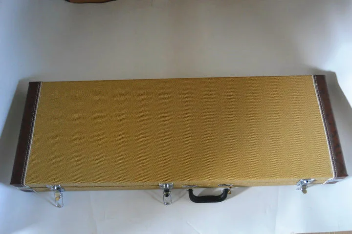 New style, high quality custom st TL standard electric guitar hard box, yellow canvas rectangular leather hard box
New style, high quality custom st TL standard electric guitar hard box, yellow canvas rectangular leather hard box