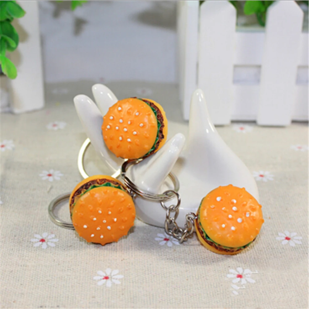 Handmade Resin Hamburger Keychains Funy Simulated Food Keyring Car Key Ring Chain Keyfob Car Accessories Little Gift For Party
Handmade Resin Hamburger Keychains Funy Simulated Food Keyring Car Key Ring Chain Keyfob Car Accessories Little Gift For Party