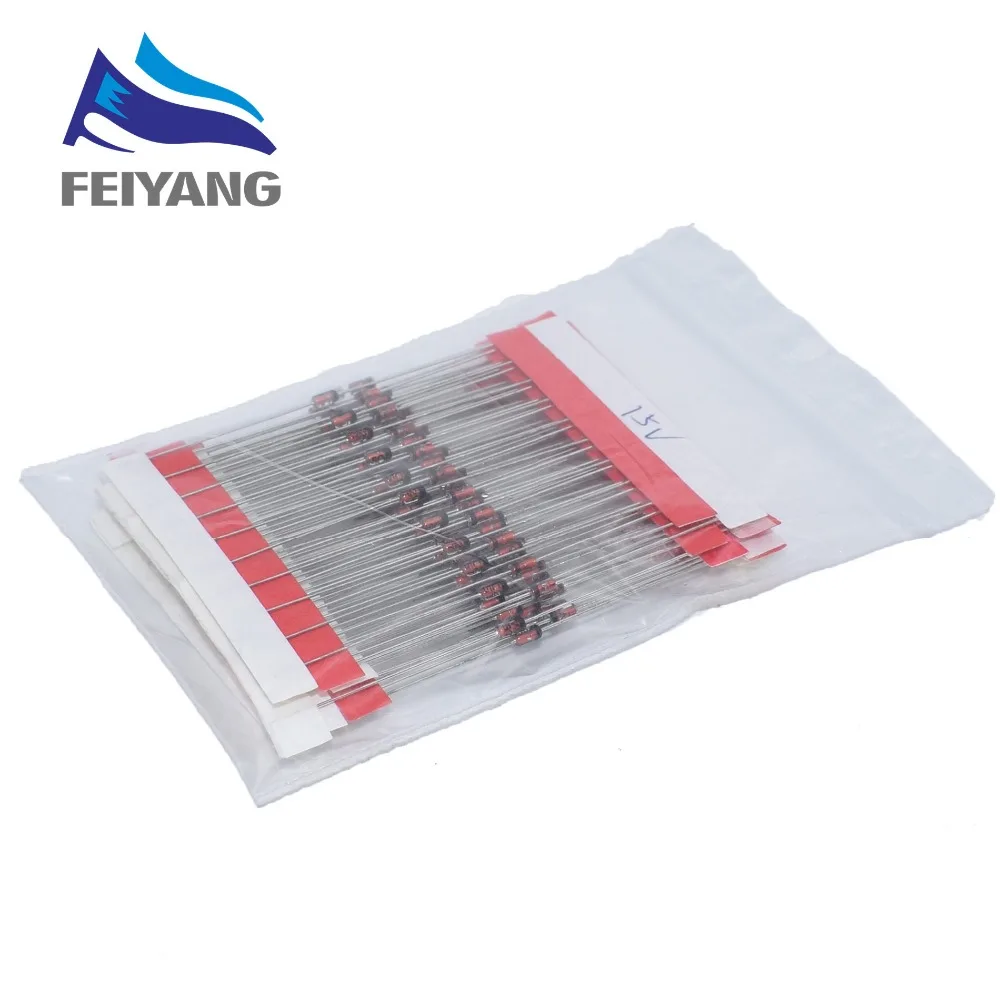 1/2w 0.5W Zener Diode 3.3-30V 14values*10pcs=140pcs Assorted Assortment Set New electronic diy kit
1/2w 0.5W Zener Diode 3.3-30V 14values*10pcs=140pcs Assorted Assortment Set New electronic diy kit
