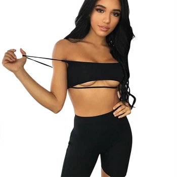 2018 Women's Sexy Cropped Short Camisole and Knee Length Pants Sets Female High Quality Breathable Solid Color Sets 
2018 Women's Sexy Cropped Short Camisole and Knee Length Pants Sets Female High Quality Breathable Solid Color Sets