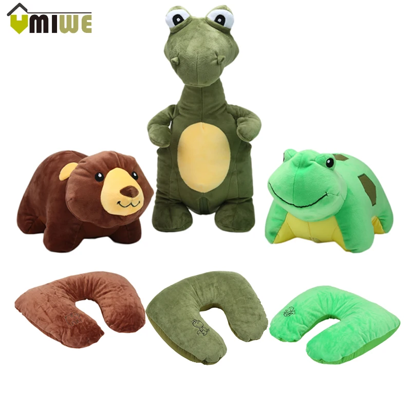 Dinosaur U-Shape Pillow Cute Bear Turtle 2-in-1 Removable Travel Car U Shape Pillow Office Rest Support Neck Relaxing Pillow
Dinosaur U-Shape Pillow Cute Bear Turtle 2-in-1 Removable Travel Car U Shape Pillow Office Rest Support Neck Relaxing Pillow