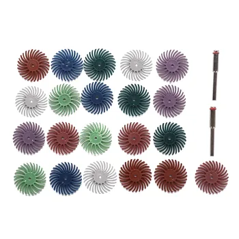 26pcs jewelry and dental polishing brush Radial Bristle Discs Accessories Abrasive Tools
26pcs jewelry and dental polishing brush Radial Bristle Discs Accessories Abrasive Tools