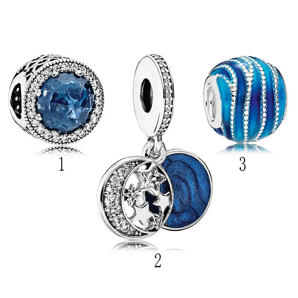 Authentic S925 Sterling Silver Jewelry Briliant Blue Charm Pack fit Lady Bracelet Bangle Navy & Clear CZ
Authentic S925 Sterling Silver Jewelry Briliant Blue Charm Pack fit Lady Bracelet Bangle Navy & Clear CZ
