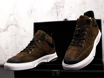 Hot Sneakers Men Casual Shoes Men Boots Hip Hop Shoes Men High Top Shoes Retro Men's Boots Tide Tooling Shoes Fashion Male Shoes
Hot Sneakers Men Casual Shoes Men Boots Hip Hop Shoes Men High Top Shoes Retro Men's Boots Tide Tooling Shoes Fashion Male Shoes