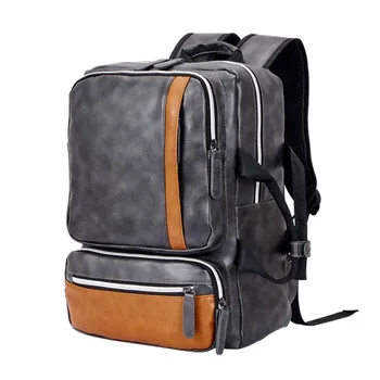 Brand PU Leather Backpacks For Teenager Men Casual Daypacks Mochila Male Large Waterproof 14.4 Inch Laptop Backpack P1134
Brand PU Leather Backpacks For Teenager Men Casual Daypacks Mochila Male Large Waterproof 14.4 Inch Laptop Backpack P1134