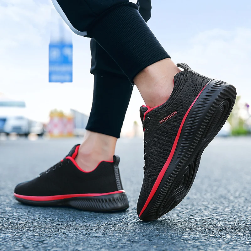 Summer Sneakers Men Air Fabric Running Shoes Footwear Athletic Sports Shoes High Slip Jogging Male Breathable Training Shoes Men
Summer Sneakers Men Air Fabric Running Shoes Footwear Athletic Sports Shoes High Slip Jogging Male Breathable Training Shoes Men