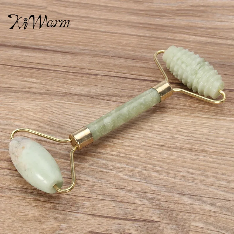 KiWarm Portable Natural Jade Stone Double Head Face Massager Roller Spa Head Slimming Neck Body Relaxation Massager Gemstone
KiWarm Portable Natural Jade Stone Double Head Face Massager Roller Spa Head Slimming Neck Body Relaxation Massager Gemstone